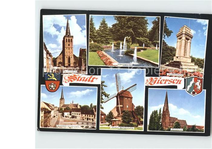 Viersen St Remigius Casinogarten Aussichtsturm Suechteln Lindenplatz Duelken Nar