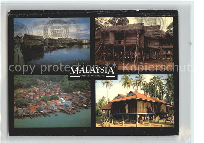 Malaysia Malaya Over the Sea on Top of Hills Malaysia villages are everywhere bu