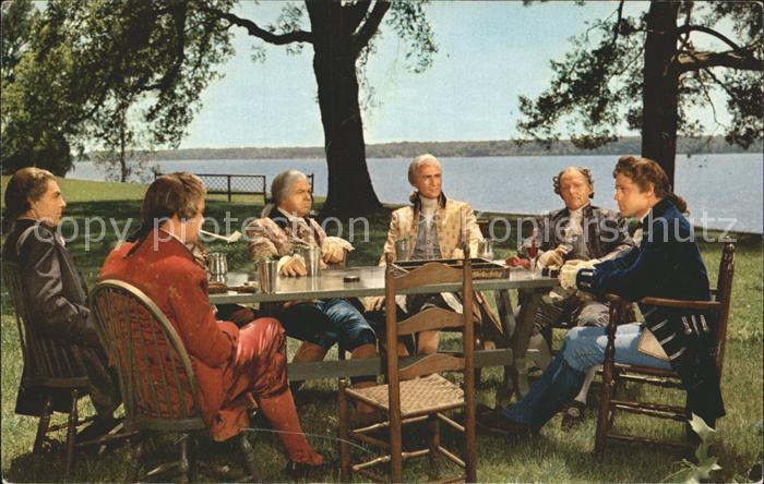 Williamsburg Virginia British Sympathizers Meeting at Westover Planatation