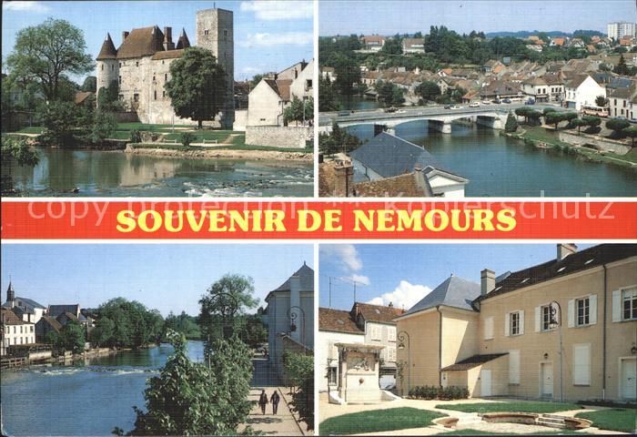 Nemours Seine-et-Marne Chateau Bord du Loing