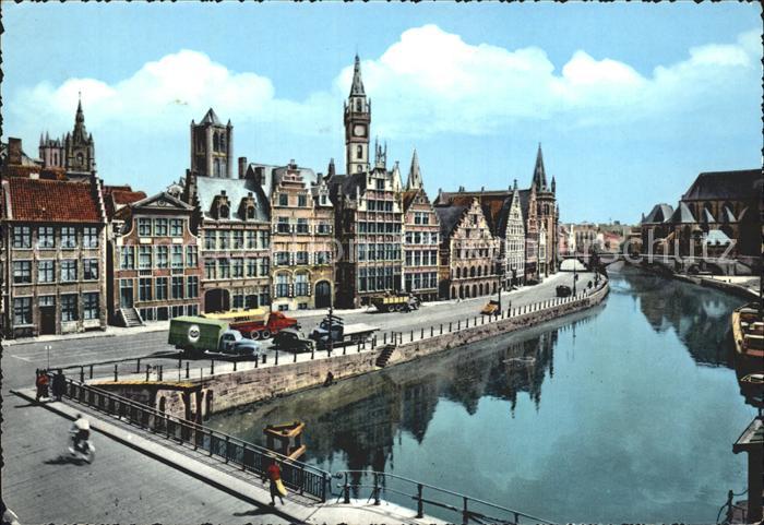Gent Gand Flandre Quai aux Herbes