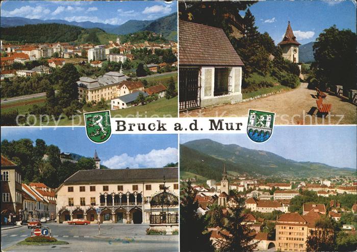 Bruck Mur Schlossberguhrturm Kornmesserhaus Eiserner Brunnen