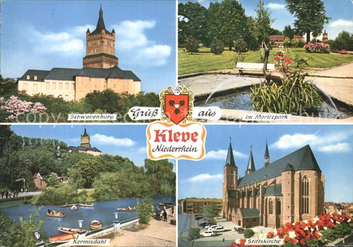 Kleve Schwanenburg Moritzpark Kermisdahl Stiftskirche