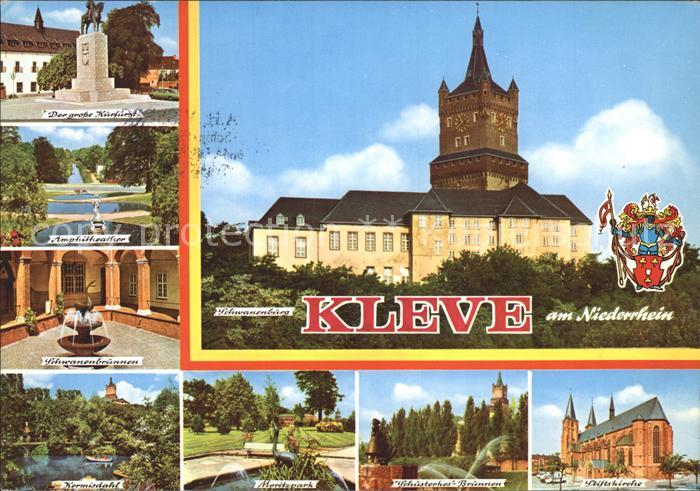 Kleve Amphitheater Schwanenburg Moritzpark Stiftskirche