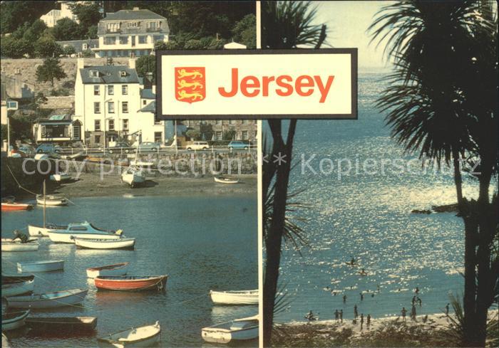 Jersey Kanalinsel Strand Boote