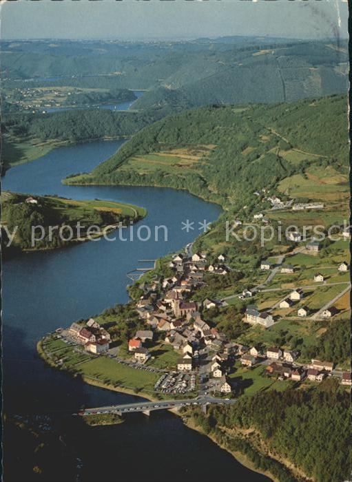 Einruhr Fliegeraufnahme Obersee der Rurtalsperre
