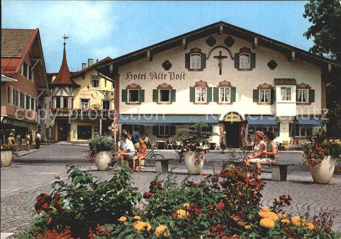 OBERAMMERGAU Bayern Dorfplatz Passionspielort