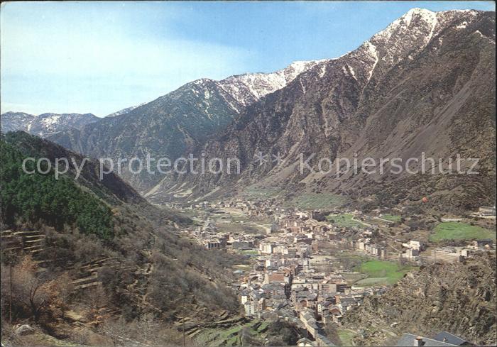 Les Escaldes Fliegeraufnahme Valls D`Andorra