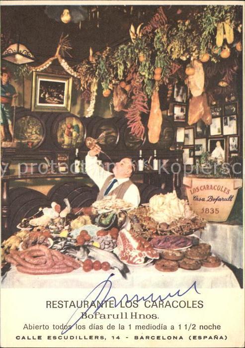 Barcelona Cataluna Restaurant Los Caracoles