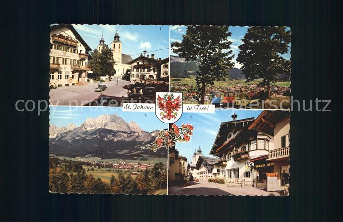 St Johann Tirol Hauptplatz Angereralm-Bahn St. Johann Wilder-Kaiser