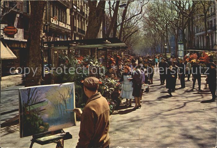 Barcelona Cataluna Rambla de los Flores