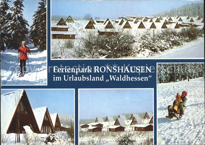 Ronshausen Waldhessen Machtlos Feriendorf im Winter