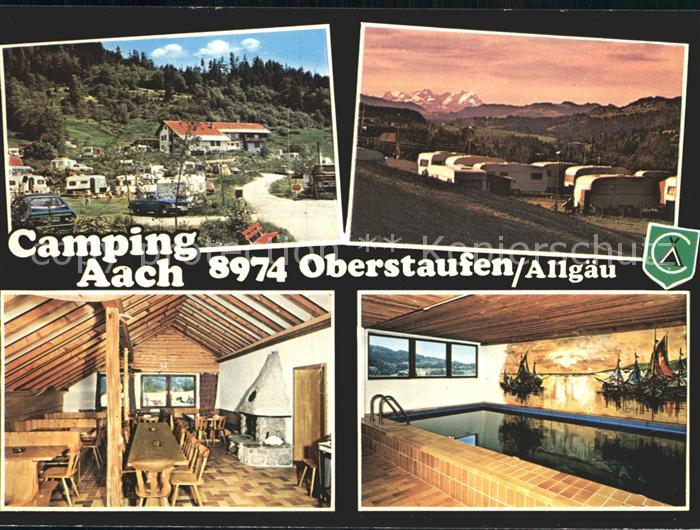Oberstaufen Oberallgaeu Bayern Camping Aach