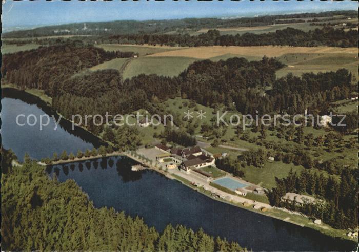 Leichlingen Rheinland Fliegeraufnahme Talsperre Diepental Cafe %re