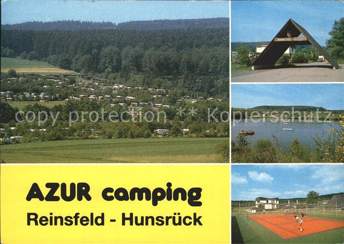 Reinsfeld Hunsrueck AZUR Camping mit Tennisplatz