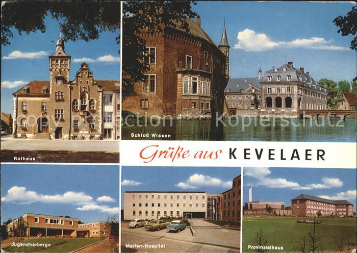 Kevelaer Rathaus Schloss-Wissen Jugendherberge Marien-Hospital Provinzialhaus