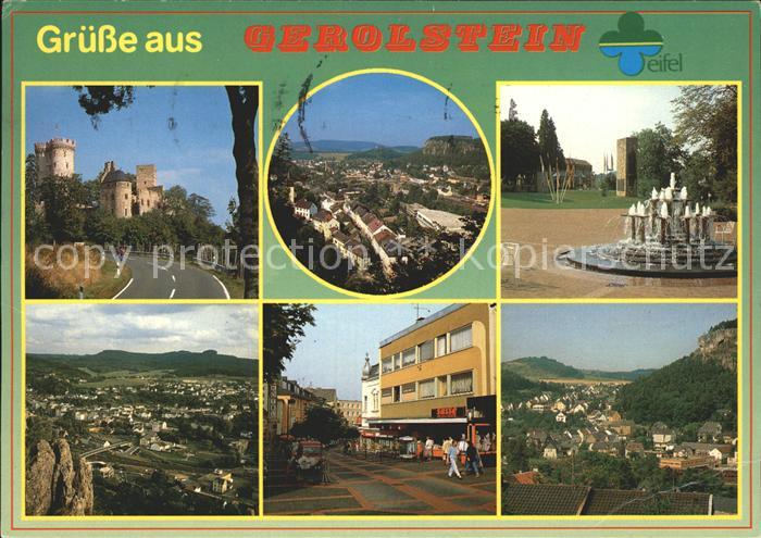 Gerolstein Rheinland-Pfalz Kasselburg Brunnenplatz