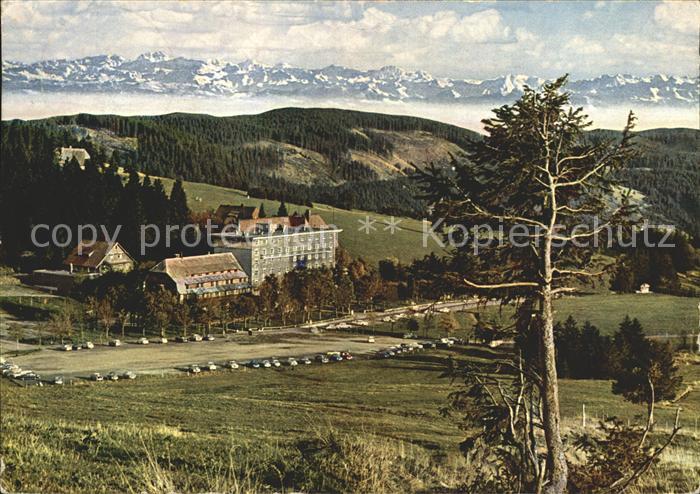 Feldberg Schwarzwald Hotel Feldbergerhof mit Alpensicht