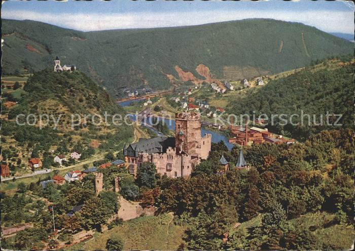 Burg Lahneck Fliegeraufnahme