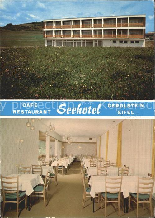 Gerolstein Rheinland-Pfalz Cafe Restaurant Seehotel