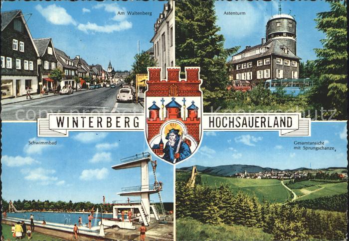 Winterberg Hochsauerland Waltenberg Astenturm Sprungschanze Schwimmbad