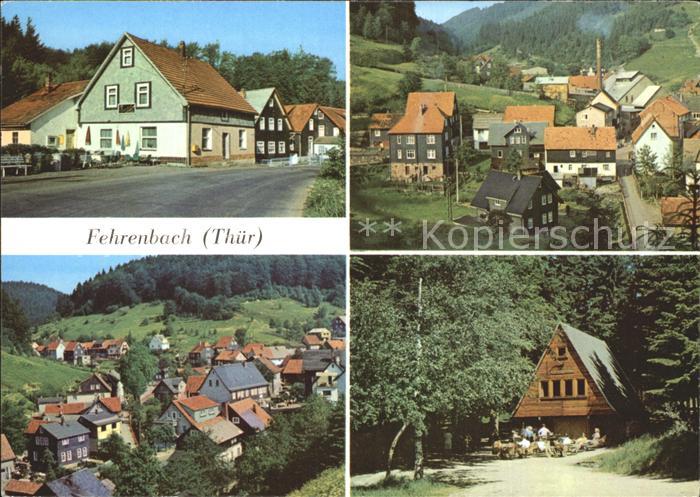 Fehrenbach Thueringer Wald HOG Rasthof Teilansichten Waldbaude Werraquelle