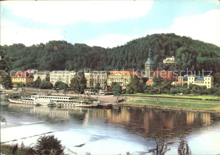 Bad Schandau Elbe Dampfer Kirche