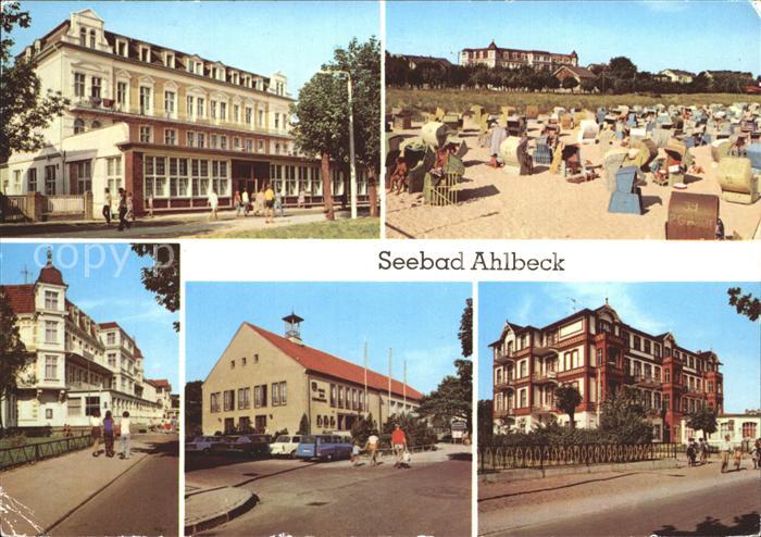 Ahlbeck Ostseebad Ostseehotel Strand FDGB Erholungsheime