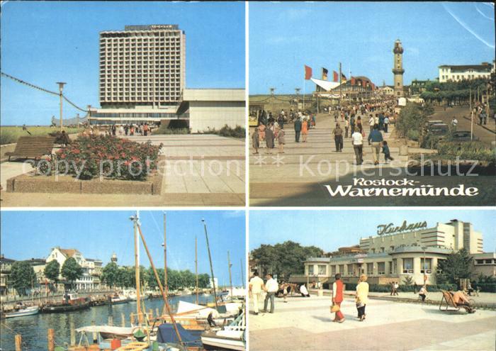 Warnemuende Ostseebad Hotel Neptun Strandpromenade Gaststaette Teepott Leuchttur