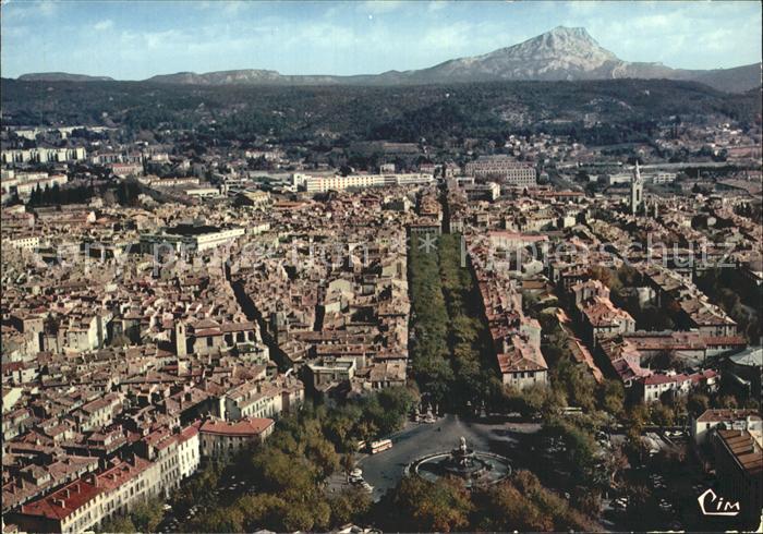 Aix-en-Provence Place de la Liberation vue aerienne