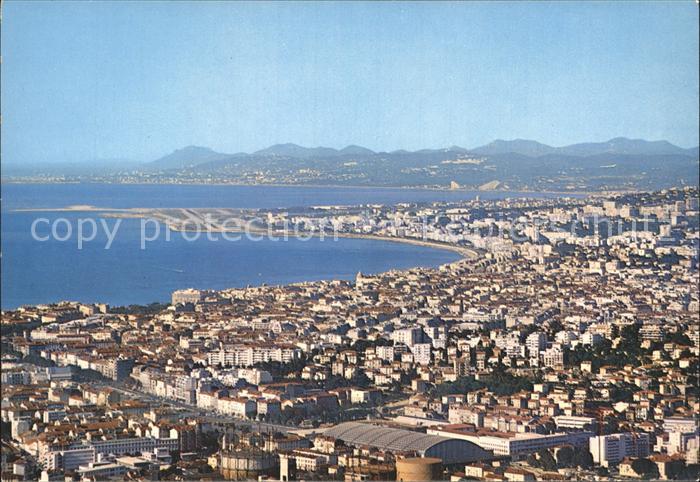 Nice Alpes Maritimes Panorama de la Ville au fond l'Aeroport