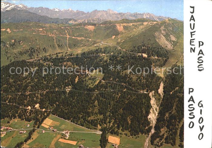 Passo del Giovo Jaufenpass Fliegeraufnahme