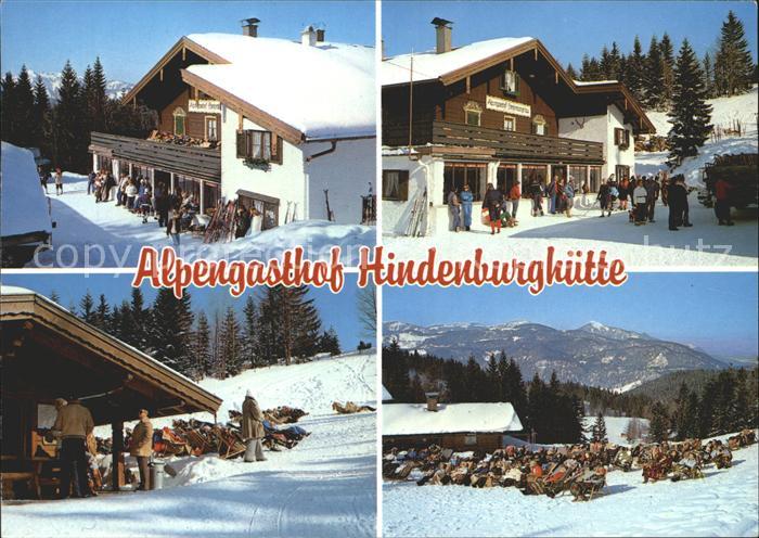 Reit Winkl Alpengasthof Hindenburghuette Wandergebiet Skigebiet