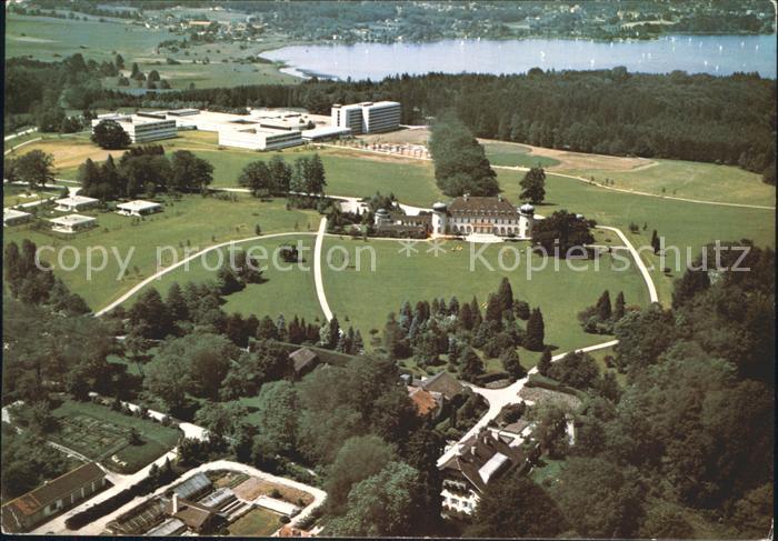 Hoehenried Starnberger See Klinik LVA Oberbayern Fliegeraufnahme