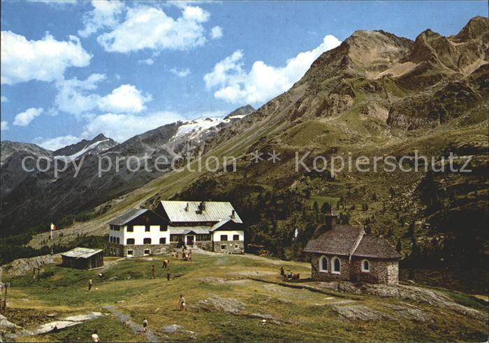 Zufallhuette Martelltal Berghuette Vinschgau Ortler Alpen