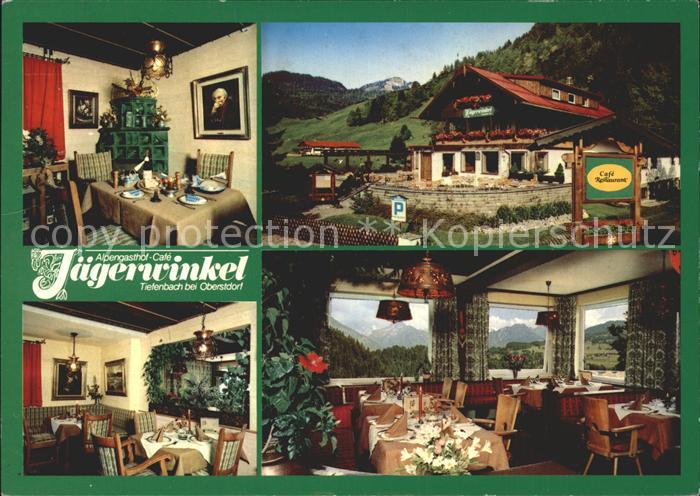 Tiefenbach Oberstdorf Alpengasthof Cafe Jaegerwinkel