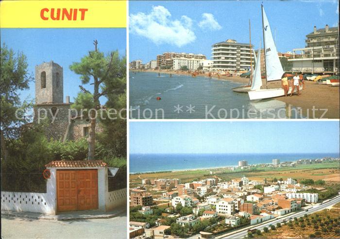Cunit Teilansichten Strand Segelboot