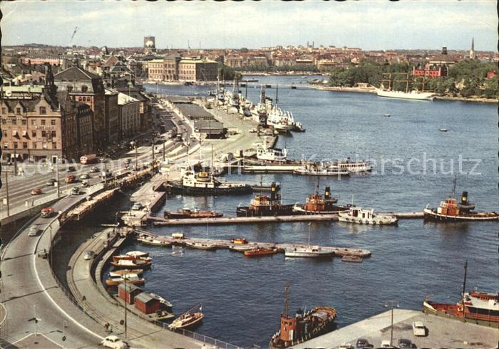 Stockholm Utsikt oever Skeppsbron