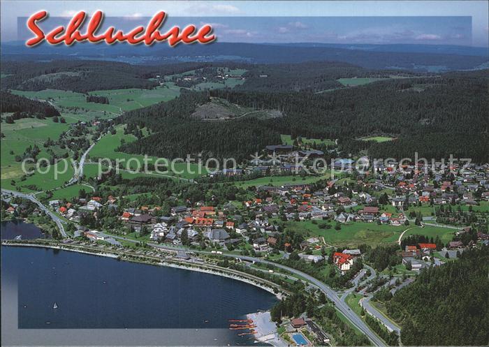 Schluchsee Heilklimatischer Kurort Schwarzwald Fliegeraufnahme