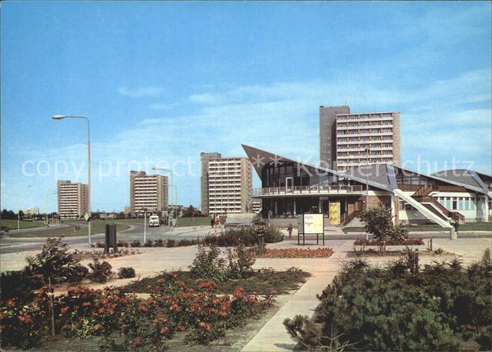 ROSTOCK  CITY Suedstadt Kosmos Gaststaette Hochhaeuser