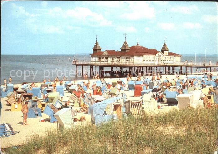 Ahlbeck Ostseebad Seebruecke Strand