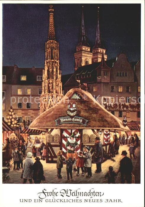 NueRNBERG CITY Christkindles Markt St Sebalduskirche Schoener Brunnen Lebkuche