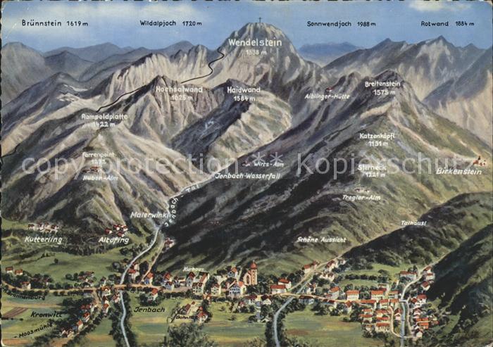 Feilnbach Bad Luftkurort am Wendelstein aus der Vogelschau