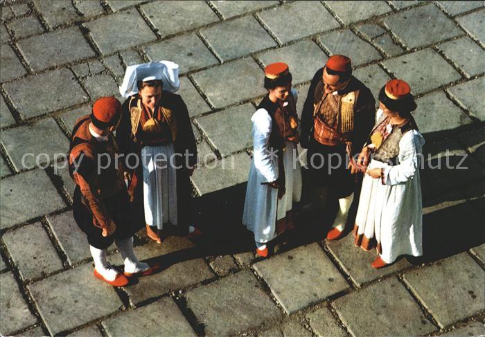 Dubrovnik Ragusa Volkstrachten aus Cilipi