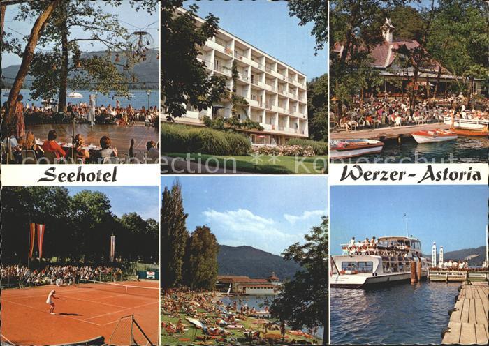 Poertschach Woerthersee Seehotel Werzer Astoria Modenschau Tennisplatz Strand Pr