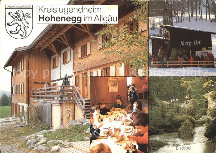 Maierhoefen Allgaeu Kreisjugendheim Hohenegg Iberglift Eistobel