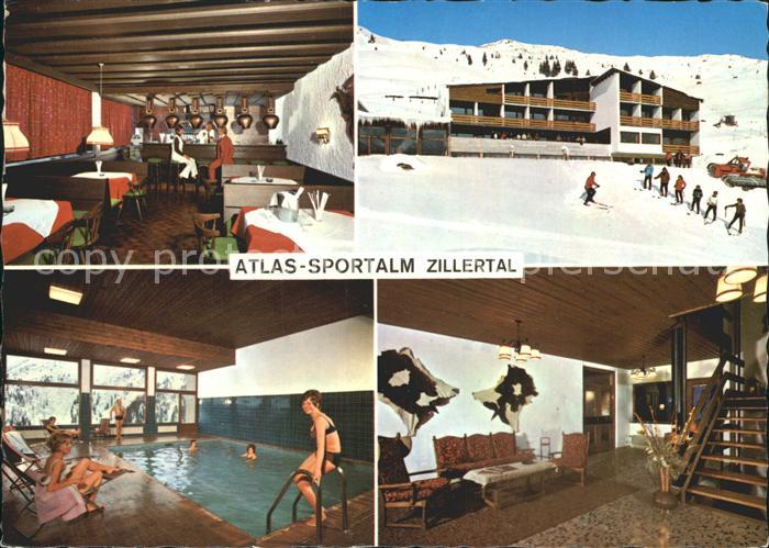 Schwendberg Hippach Atlas Sportalm Restaurant Hallenbad Wintersportplatz Zillert