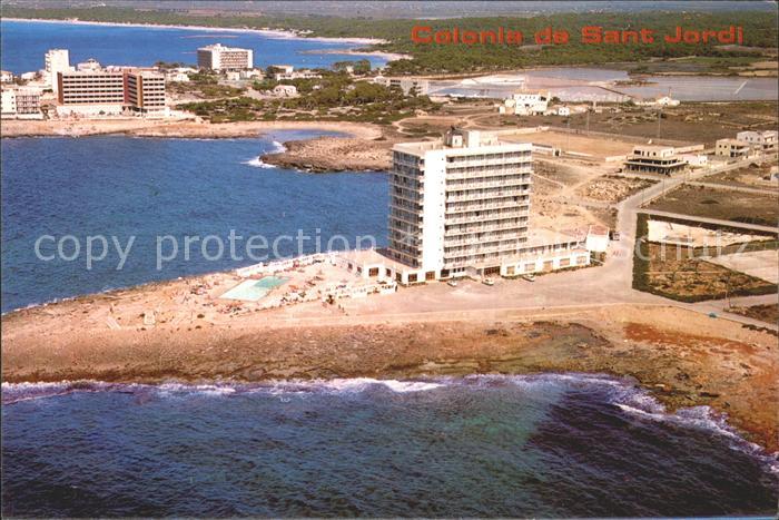 Colonia de Sant Jordi Hotelanlagen Fliegeraufnahme