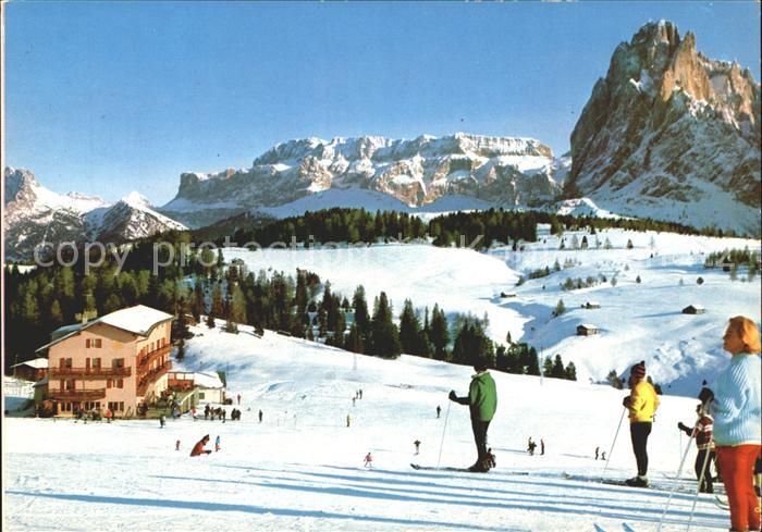 Alpe di Siusi Sole Sporthotel Sonne Wintersportplatz