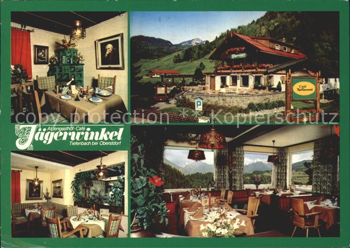 Tiefenbach Oberstdorf Alpengasthof Cafe Jaegerwinkel